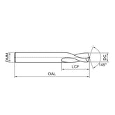 G-D103-APN 145 °NC Pilot Drill D4.00-20.00 - Big-tools Industrial Supply Tools for Metal Cutting